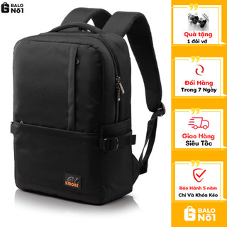 Balo Laptop Kmore The Jasper – Black