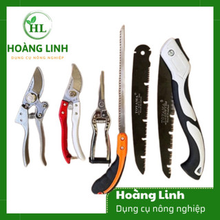 Combo bộ 6 món làm vườn cưa kéo cắt cành bonsai