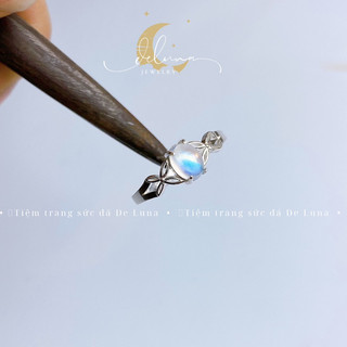 Nhẫn Moonstone Bướm Bạc 925 Patronus
