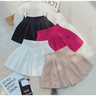   HỎA TỐC  Quần Short Vải Tafta Xước Dáng Phồng 4 Màu Q10 