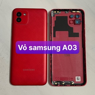 Lưng vỏ samsung A03 ,kèm khay sim,phím