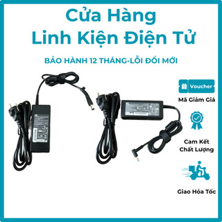 Sạc Laptop HP chân to / chân nhỏ - 19.5V 3.33A / 19V 4.74A - 65W 90W Loại Tốt Zin - Sạc máy tính HP