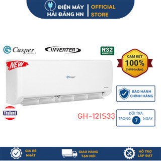 Điều hòa casper 12000 btu 2 chiều inverter gh-12is33 điện máy hải đăng hn