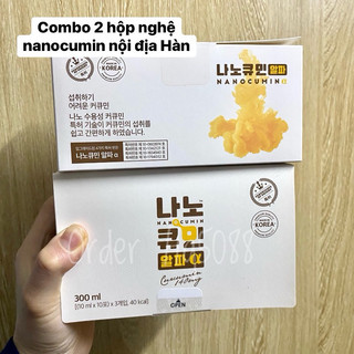 Combo 2 hộp Tinh chất nghệ Nano Curcumin nội địa Hàn Quốc