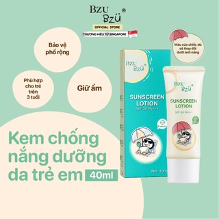 [HSD 03/2027] Sữa Chống Nắng Trẻ Em Phổ Rộng BZU BZU Sunscreen Lotion 30PA+++ 40ml
