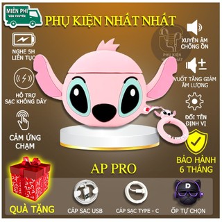 Tai nghe bluetooth ap pro 1 cao cấp định vị đổi tên pin 6h tự động kết nối nhét tai nghe nhạc