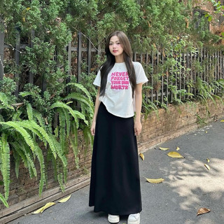 Chân Váy Suông Midi Dáng Dài Đủ Size Form Basic SNUPI