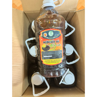 Nước sốt bò 5LÍT thể tích thật 6LÍT trộn bánh tráng, ướp thịt Có Ớt Cay . PL FOOD