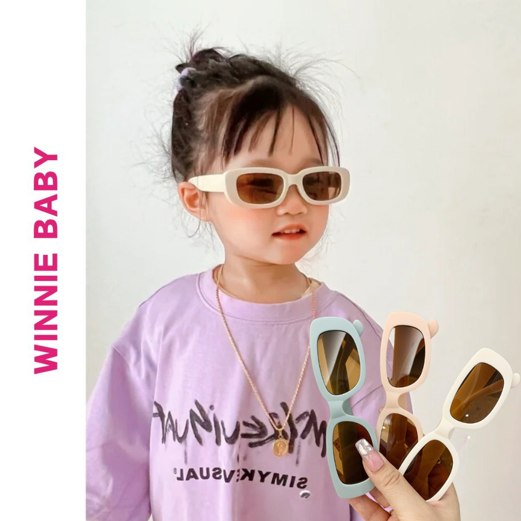 Kính Mát Hình Chữ Nhật Chống Tia UV Thời Trang Hàn Quốc Hợp Du Lịch Ngoài Trời, Đi Bơi, Đi Biển Cho 