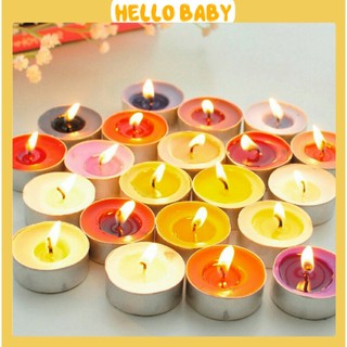 Hộp 10 nến cốc nhỏ trang trí phòng - bàn ăn - phụ kiện trang trí tiệc