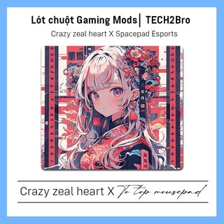 Lót chuột gaming crazy zeal heart 1 x space pad