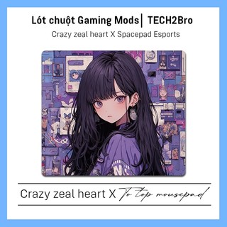 Lót chuột gaming crazy zeal heart 2 x space pad