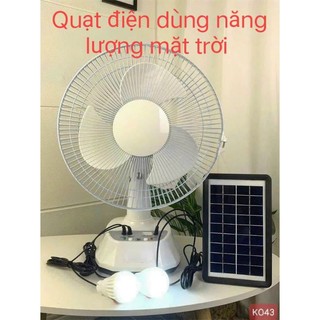 Quạt tích điện năng lượng mặt trời