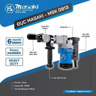 Máy đục bê tông 17ly masaki - msk 0813