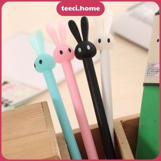 Bút Bi Gel Nước Thỏ Mực Đen 0.5mm Nhỏ Gọn Cute Dễ Thương Cho Học Sinh TEECI D002