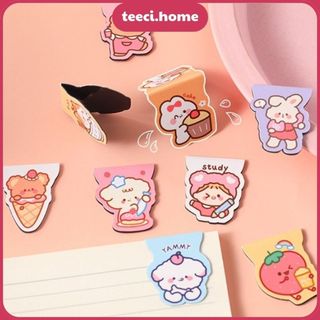 Kẹp Giấy Cao Su Bookmark Giữ Giấy Ghi Chú Kẹp Đánh Dấu Sách Đồ Dùng Kẹp Đánh Dấu Trang Nam Châm Chặn Giấy TEECI D009