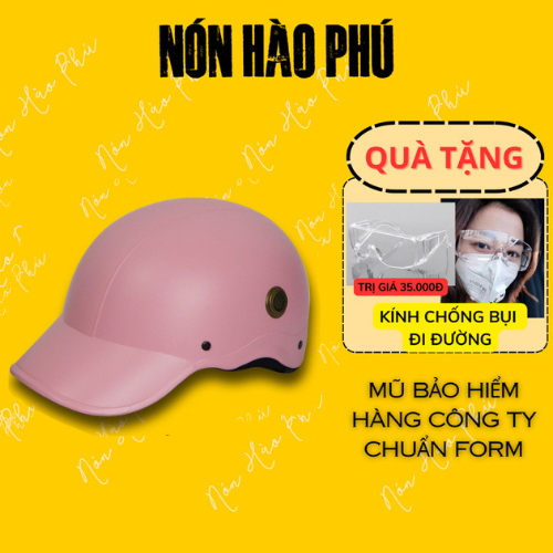 [TẶNG KÍNH CHỐNG BỤI] Mũ bảo hiểm nửa đầu chính hãng SƠN LƯỠI TRAI nam nữ có lỗ thông gió [HAO PHU™] nón bảo hiểm sơn