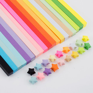 Giấy gấp sao set 540 tờ - giấy origami nhiều màu