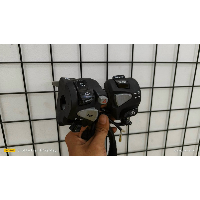 Cùm công tắc Cb650 Zinhonda full chức năng tắt cho Vario, Raider, Satria, Sonic,...
