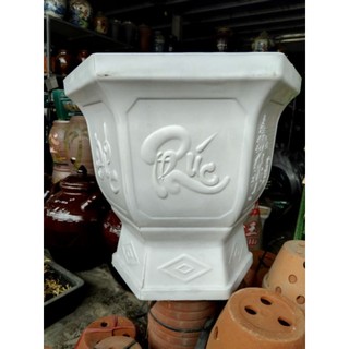Chậu lục giác ly 2 kích thước 470x370 mm