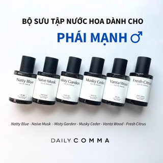 Bộ nước hoa nam 6 mùi hương nam tính mạnh mẽ - Daily Comma 30ml
