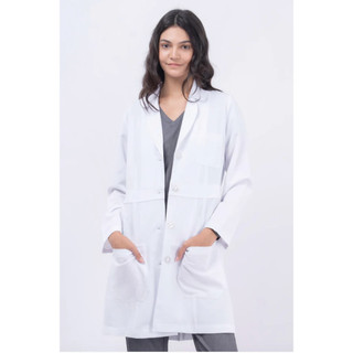 Áo blouse bác sĩ áo blue bác sĩ áo blouse nữ áo lab VẢI CAO CẤP Manteau Lab Coat WA-LC01