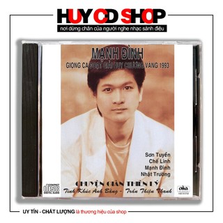 Đĩa CD Mạnh Đình Asia Chuyện giàn thiên lý Nhạc vàng trữ tình Bolero Đĩa lòng trắng HUY CD SHOP