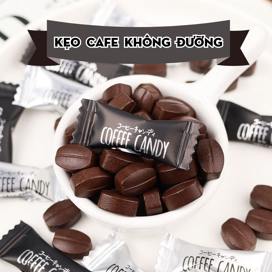 Kẹo Cafe Không Đường Kẹo Coffee Candy Viên Nén Không Đường