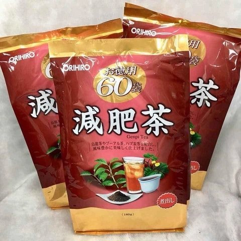 Trà Genpi Hỗ Trợ Giảm Mỡ Thừa Orihiro Nhật Bản 60 Túi Nhỏ / Gói BDCare