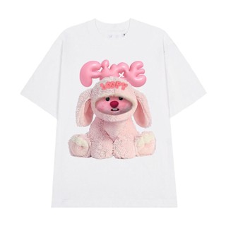 Áo thun GẤU HỒNG ÁO LEN unisex nam nữ form rộng,thun cotton su 4 chiều co giãn tốt, thấm hút mồ hôi hiệu quả, áo đôi