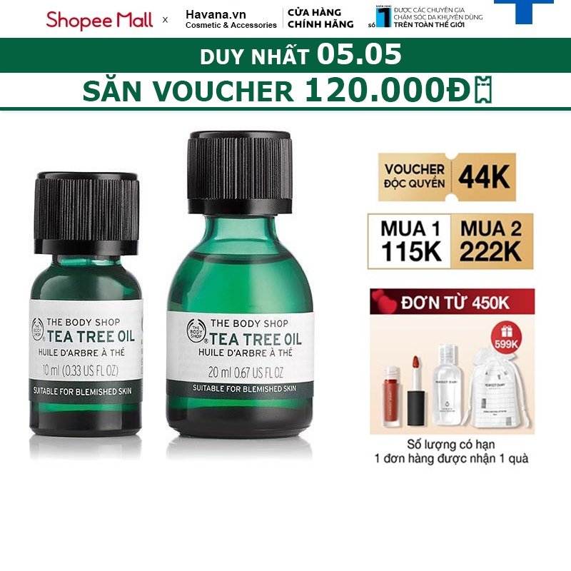 Tinh dầu tràm dành cho da mụn The Body Shop Tea Tree Oil hãng