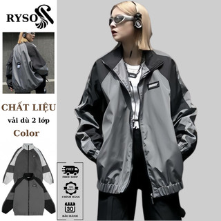 Áo Khoác Dù 2 Lớp Viền Basic Form Rộng Lớp Nam Nữ Nhiều Mẫu, Áo Khoác Bomber Gió Chống Nắng Vải Dù Dày Dặn RYSO FASHION