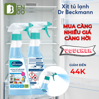 Dung Dịch Vệ Sinh Tủ Lạnh Dr. Beckmann chai 250ml, Diệt khuẩn, Loại Bỏ Mùi Hôi, Đánh bay vết bẩn cho tủ lạnh, tủ đông