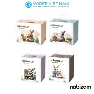 Nabizam tã/bỉm quần ban đêm signature mềm mại, siêu thấm hút, chống tràn vượt trội, đủ size cho bé