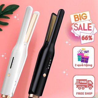 Máy uốn tóc nam, máy tạo kiểu tóc cho nam 2 in1, ép side | Dập Phồng, duỗi tóc nam đa năng ion âm bảo vệ tóc