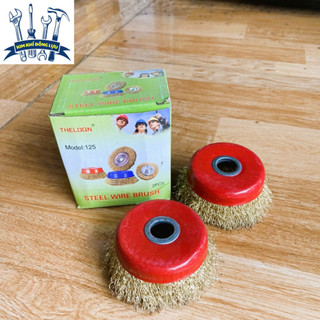 Chổi đánh rỉ sắt, chén cước, bánh cước rỉ sắt lắp máy mài cầm tay
