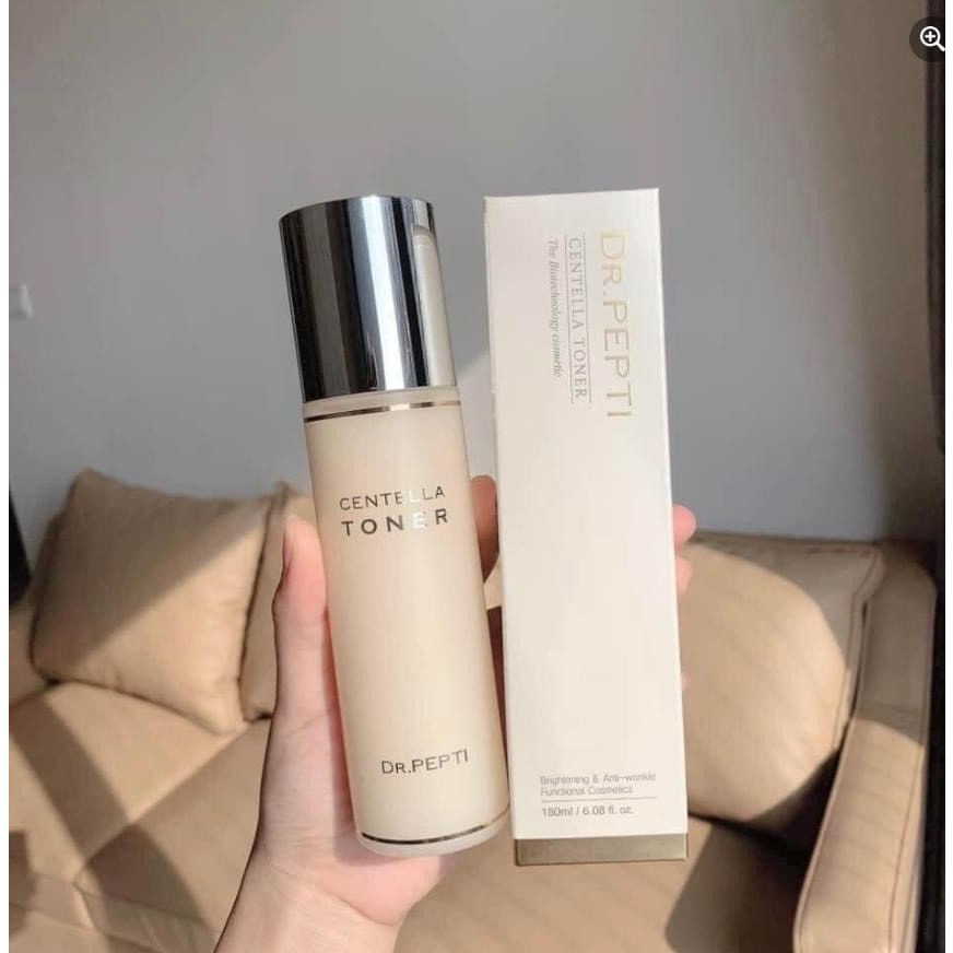 Nước Hoa Hồng Dr.Pepti Centella Toner - Toner Dr.Pepti Centella Se Khít Lỗ Chân Lông, Phục Hồi Tế Bà