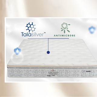 Đệm lò xo túi Dunlopillo Duchess Sang Trọng Kháng Khuẩn Nâng Đỡ Cột Sống Tối Ưu- độ cao 29cm