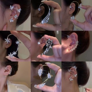 Khuyên tai móc vành không cần xỏ lỗ xinh xắn(có thể bóp chỉnh)