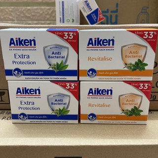 Xà bông cục sạch khuẩn Aiken 120g