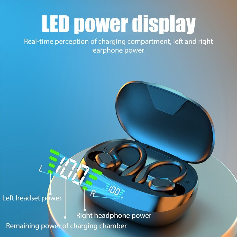 [Đặc biệt dành cho thể thao] Tai nghe Bluetooth không dây chính hãng tai nghe Bluetooth thể thao chống nước khử tiếng ồn | BigBuy360 - bigbuy360.vn