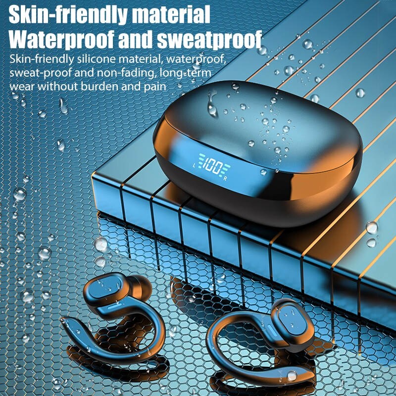 [Đặc biệt dành cho thể thao] Tai nghe Bluetooth không dây chính hãng tai nghe Bluetooth thể thao chống nước khử tiếng ồn | BigBuy360 - bigbuy360.vn