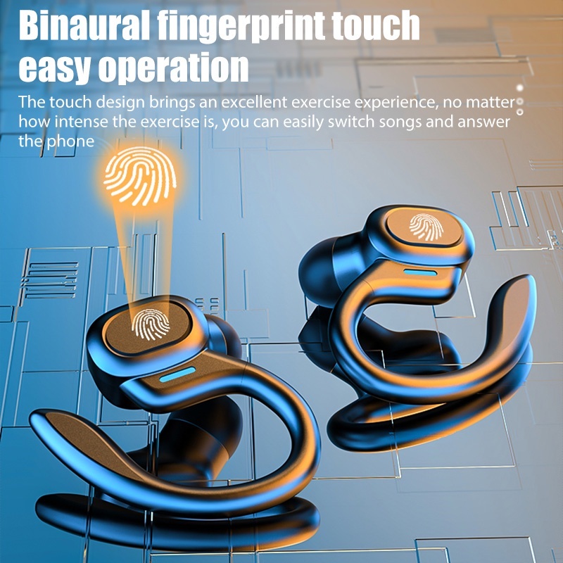 [Đặc biệt dành cho thể thao] Tai nghe Bluetooth không dây chính hãng tai nghe Bluetooth thể thao chống nước khử tiếng ồn | BigBuy360 - bigbuy360.vn