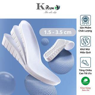 Lót Giày Tăng Chiều Cao Cả Bàn Chân Tăng Chiều Cao 1,5cm - 3,5cm Đế Chắc Chắn Chống Sốc Nún Gót -Shoesoles_shop