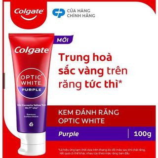 Kem đánh răng Colgate trắng răng Optic White 100g/tuýp