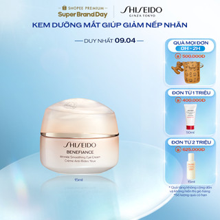 Kem dưỡng mắt Shiseido Benefiance Wrinkle Smoothing Eye Cream 15ml