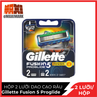 Hộp 2 lưỡi dao cạo Gillette Fusion Proglide 5