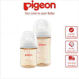 Bình Sữa Softouch PPSU Plus Pigeon thế hệ III 160ml / 240ml