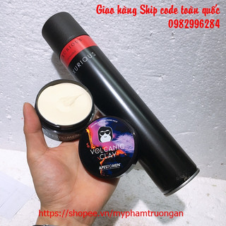 Combo Sáp vuốt tóc nam NF NewFore và Gôm Xịt Tóc Luxurious