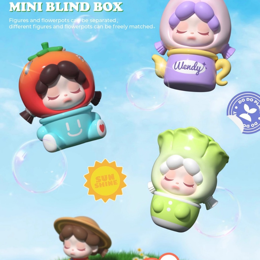 Dodo Plant Mini & Dodo Jenny Toy Friends Blind Box - Mô hình Dodo Sugar chính hãng Wendy, Pancy, Nam
